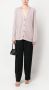 Fabiana Filippi Vest met contrasterende rand Roze - Thumbnail 2