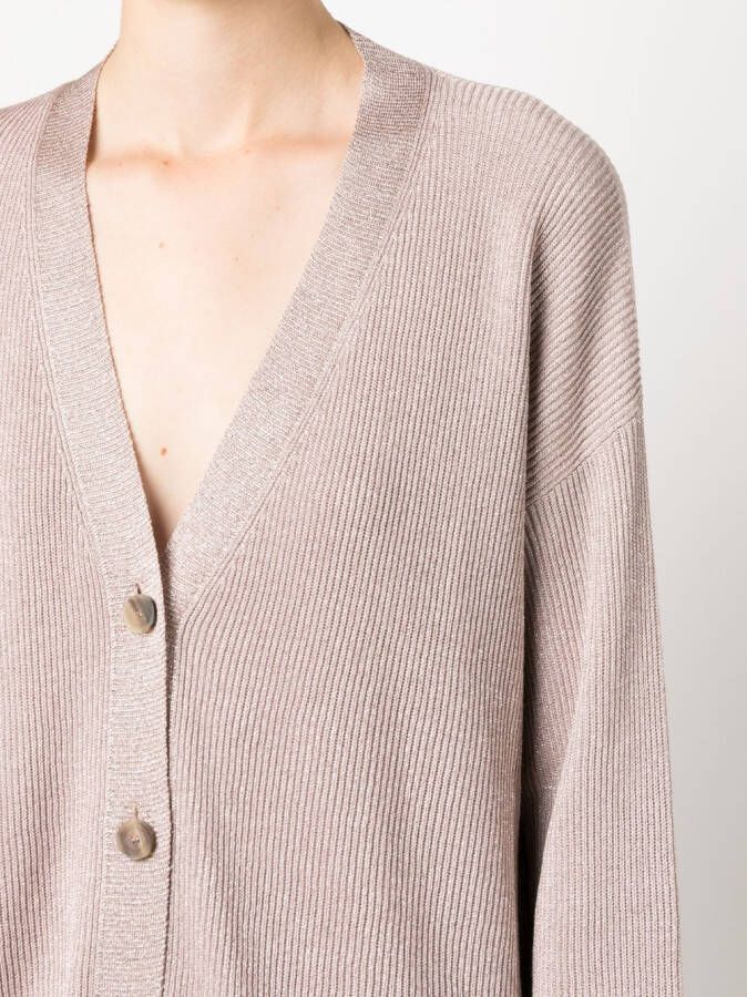 Fabiana Filippi Vest met contrasterende rand Roze