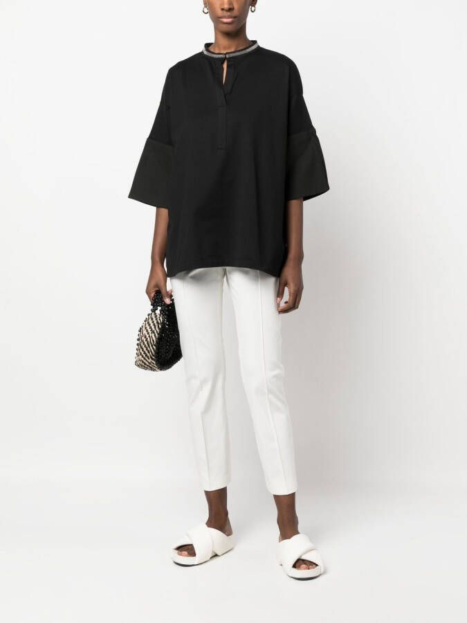 Fabiana Filippi Cropped broek Wit
