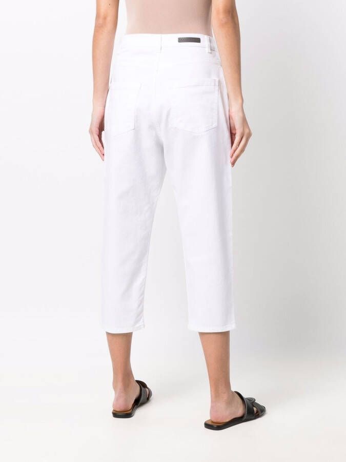Fabiana Filippi Cropped broek Wit