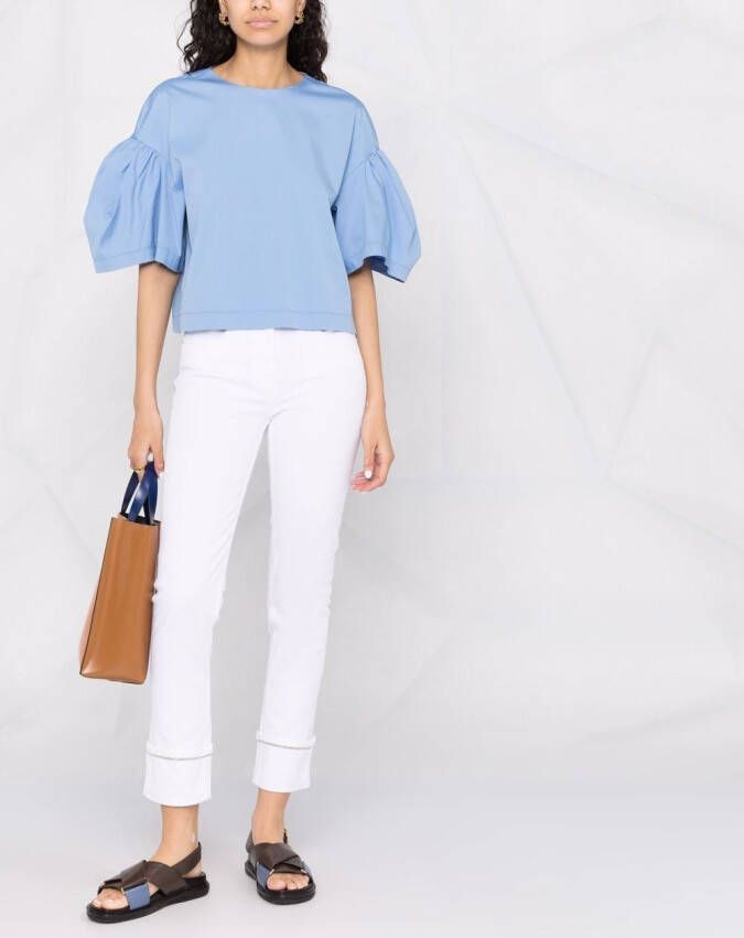 Fabiana Filippi Cropped jeans Wit