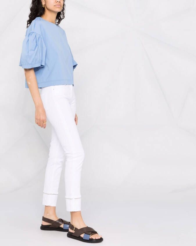 Fabiana Filippi Cropped jeans Wit