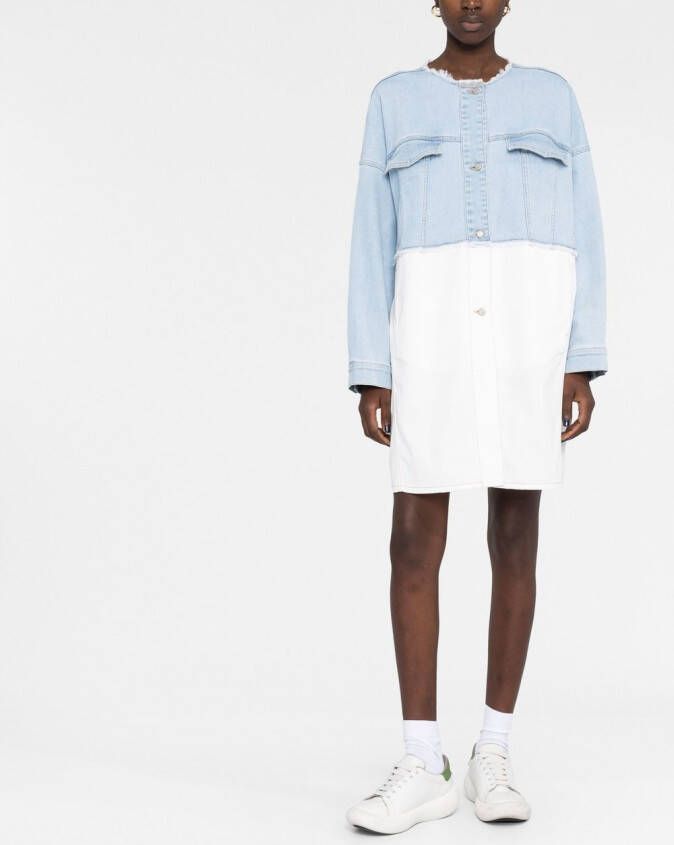 Fabiana Filippi Denim jas Blauw