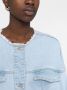 Fabiana Filippi Denim jas Blauw - Thumbnail 5