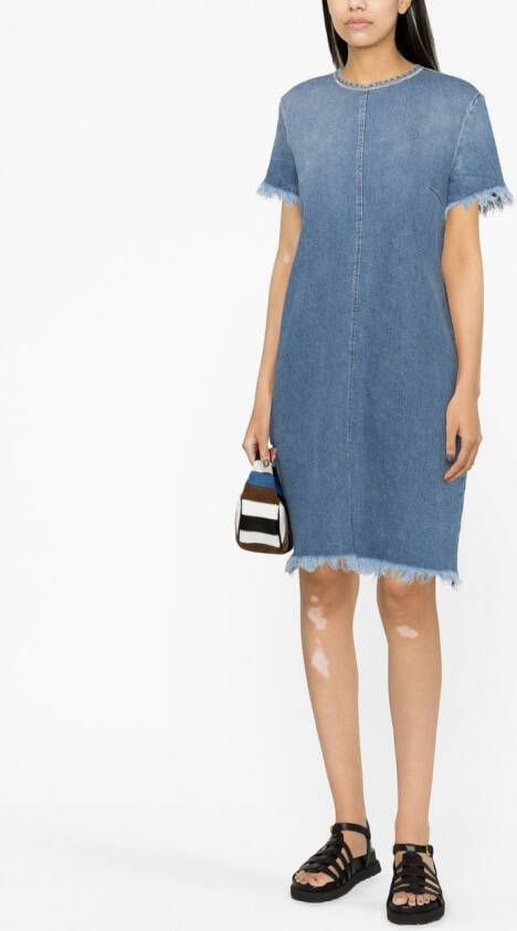 Fabiana Filippi Denim jurk Blauw