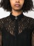 Fabiana Filippi Semi-doorzichtige blouse Zwart - Thumbnail 5