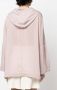 Fabiana Filippi Hoodie met verlaagde schouders Roze - Thumbnail 4
