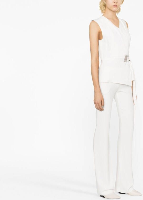 Fabiana Filippi Verfraaide blouse Wit
