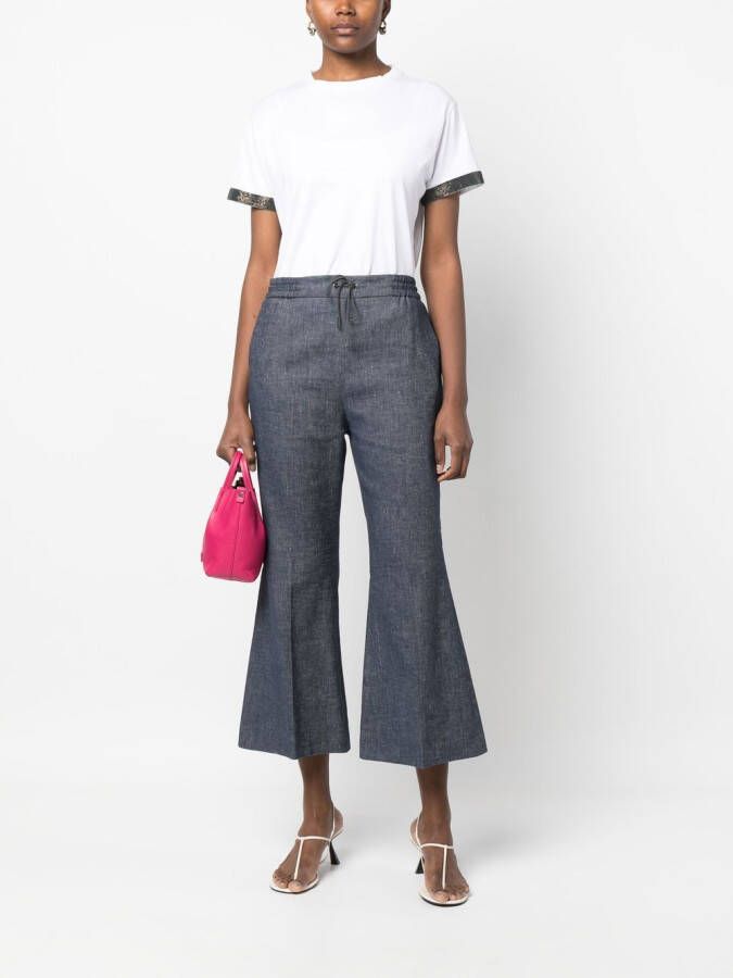 Fabiana Filippi Flared broek Blauw