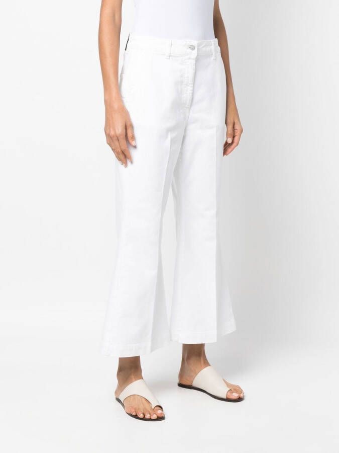 Fabiana Filippi Flared jeans Wit