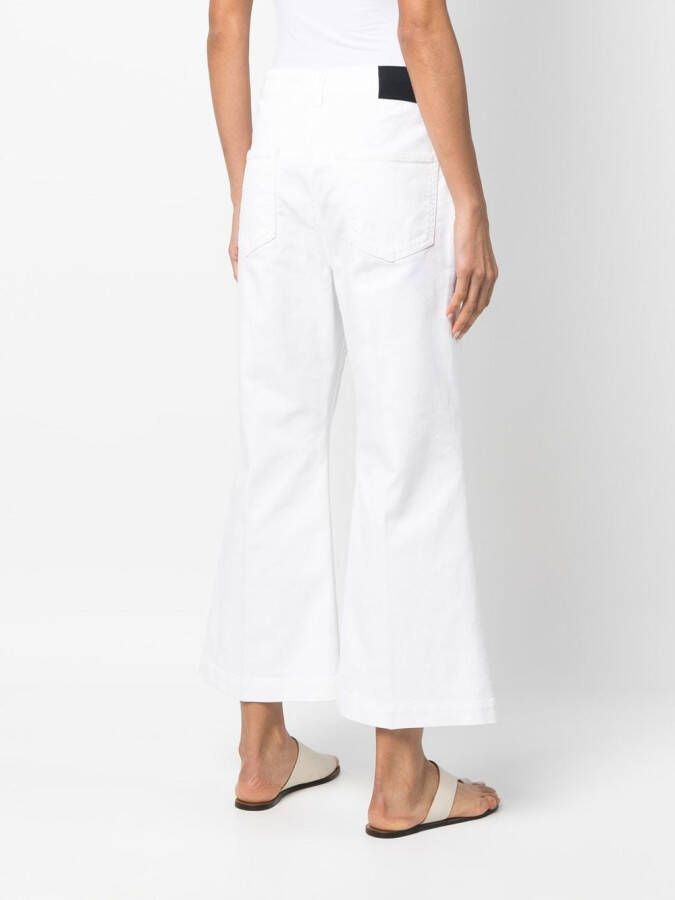 Fabiana Filippi Flared jeans Wit