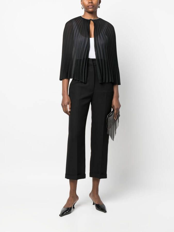 Fabiana Filippi Geplooide blouse Zwart