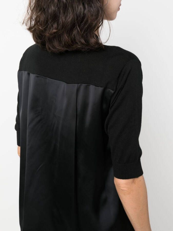 Fabiana Filippi Gebreide top Zwart