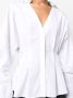 Fabiana Filippi Geplooide blouse Wit - Thumbnail 5