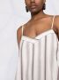Fabiana Filippi Gestreept tuniek Beige - Thumbnail 5