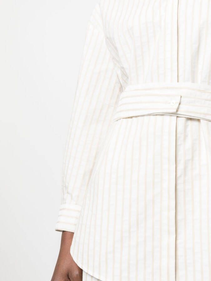 Fabiana Filippi Gestreepte blouse Wit