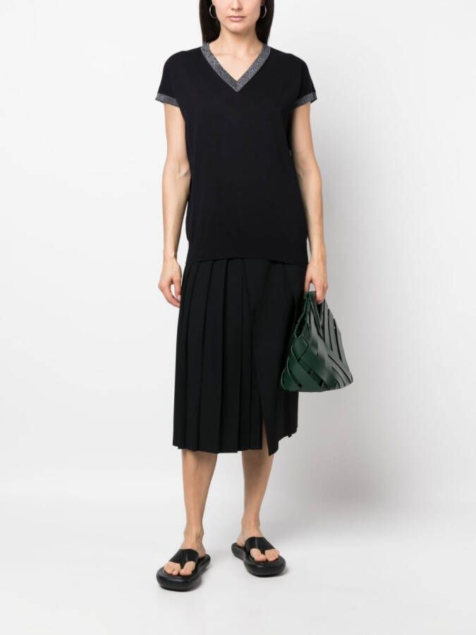 Fabiana Filippi Top met glitterdetail Blauw