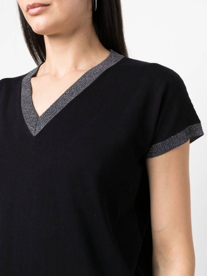 Fabiana Filippi Top met glitterdetail Blauw