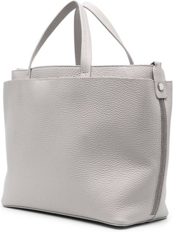 Fabiana Filippi Inga shopper met studs Grijs