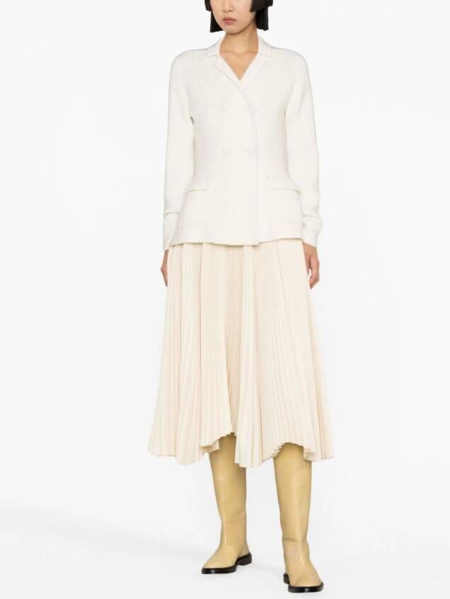 Fabiana Filippi Jas verfraaid met pailletten Beige