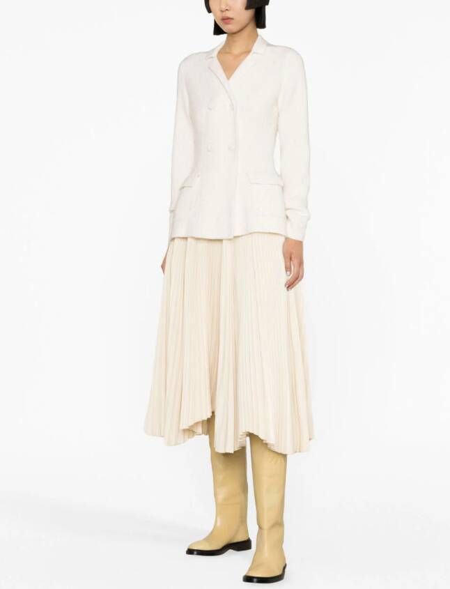 Fabiana Filippi Jas verfraaid met pailletten Beige