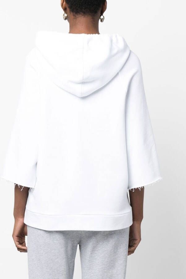Fabiana Filippi Katoenen hoodie Wit