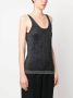 Fabiana Filippi Gebreide tanktop Zwart - Thumbnail 3