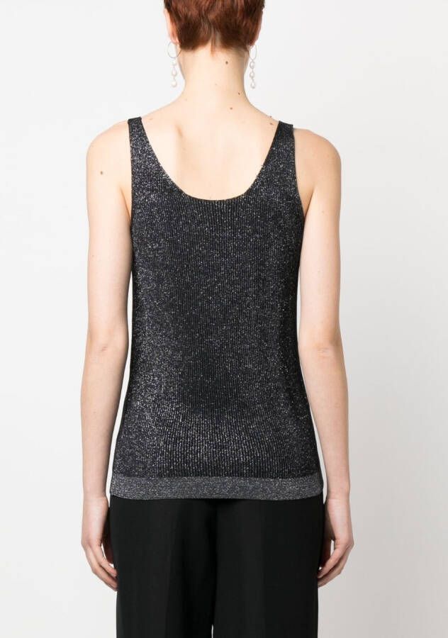 Fabiana Filippi Gebreide tanktop Zwart