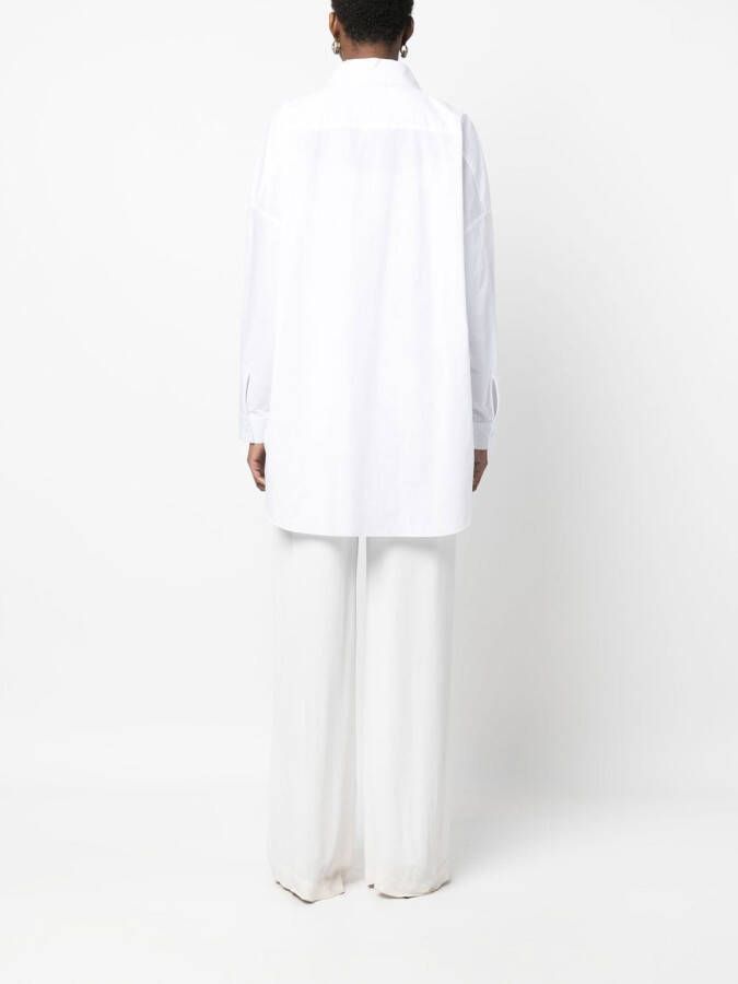 Fabiana Filippi Lang T-shirt Wit