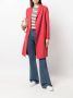 Fabiana Filippi Mantel met verborgen sluiting Rood - Thumbnail 2