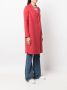 Fabiana Filippi Mantel met verborgen sluiting Rood - Thumbnail 3