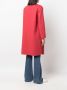 Fabiana Filippi Mantel met verborgen sluiting Rood - Thumbnail 4
