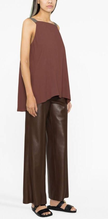 Fabiana Filippi Metallic top Bruin