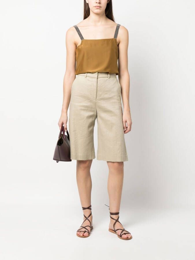 Fabiana Filippi Metallic top Bruin