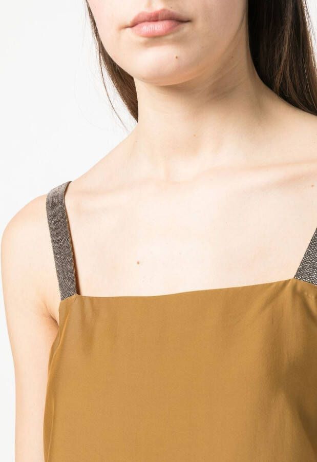 Fabiana Filippi Metallic top Bruin