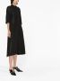 Fabiana Filippi Midi-jurk met A-lijn Zwart - Thumbnail 3