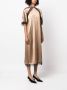 Fabiana Filippi Midi-jurk met kanten afwerking Bruin - Thumbnail 3