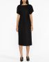 Fabiana Filippi Midi-jurk met korte mouwen Zwart - Thumbnail 2