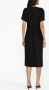 Fabiana Filippi Midi-jurk met korte mouwen Zwart - Thumbnail 4