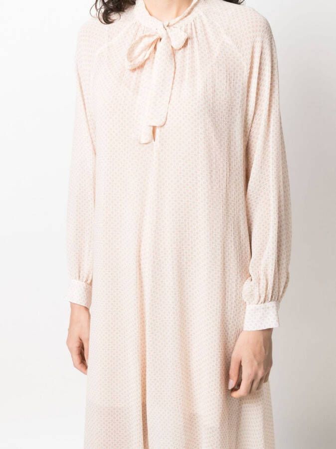 Fabiana Filippi Midi-jurk met print Roze