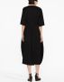 Fabiana Filippi Midi-jurk met V-hals Zwart - Thumbnail 4