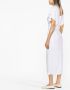 Fabiana Filippi Midi-jurk verfraaid met kralen Wit - Thumbnail 3