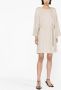 Fabiana Filippi Mini-jurk met elastische taille Beige - Thumbnail 2
