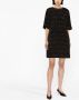 Fabiana Filippi Mini-jurk met korte mouwen Zwart - Thumbnail 2