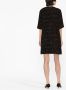 Fabiana Filippi Mini-jurk met korte mouwen Zwart - Thumbnail 4