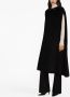 Fabiana Filippi Mouwloze cape Zwart - Thumbnail 3