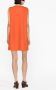 Fabiana Filippi Mouwloze mini-jurk Oranje - Thumbnail 4