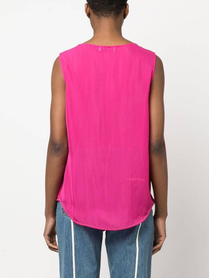 Fabiana Filippi Mouwloze top Roze