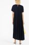 Fabiana Filippi Geplooide midi-jurk Blauw - Thumbnail 3