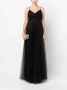 Fabiana Filippi Geplooide maxi-jurk Zwart - Thumbnail 2